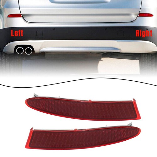 Rear Left & Right Side Bumper Reflector Light Trim For F25 X3 2011 2012-2017 - Picture 10 of 12