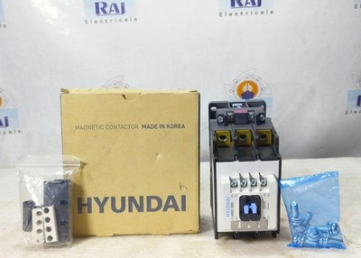 NEW | HYUNDAI HGC 100  CONTACTOR | 440V | 100A | 3-POLE | 2NO+2NC AUX| FREE SHIP