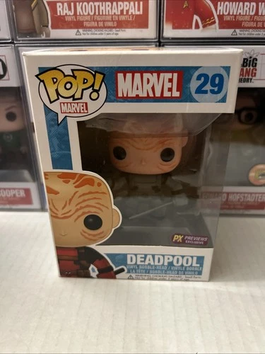 Funko POP! Marvel Deadpool (Unmasked) Grey X-Force #29 PX Previews Exclusive
