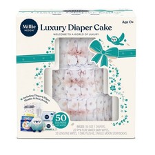 Luxury Diaper Cake - Size 1 - 50ct