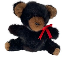 Anthon's Vintage Mink Fur Teddy Bear Stuffed Animal Plush