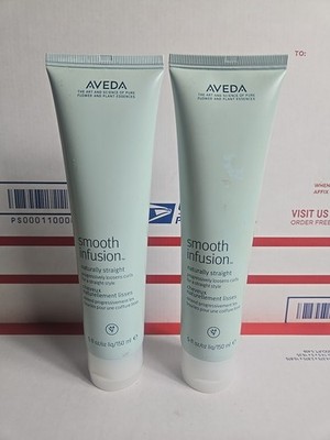Lot Of 2-Aveda Smooth Infusion Naturally Straight Loosens Curls **READ**
