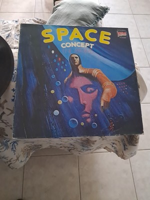 The Atoms - Space Concept LP Durium 1978 Italy Space Disco Funk Glam Electro Pop