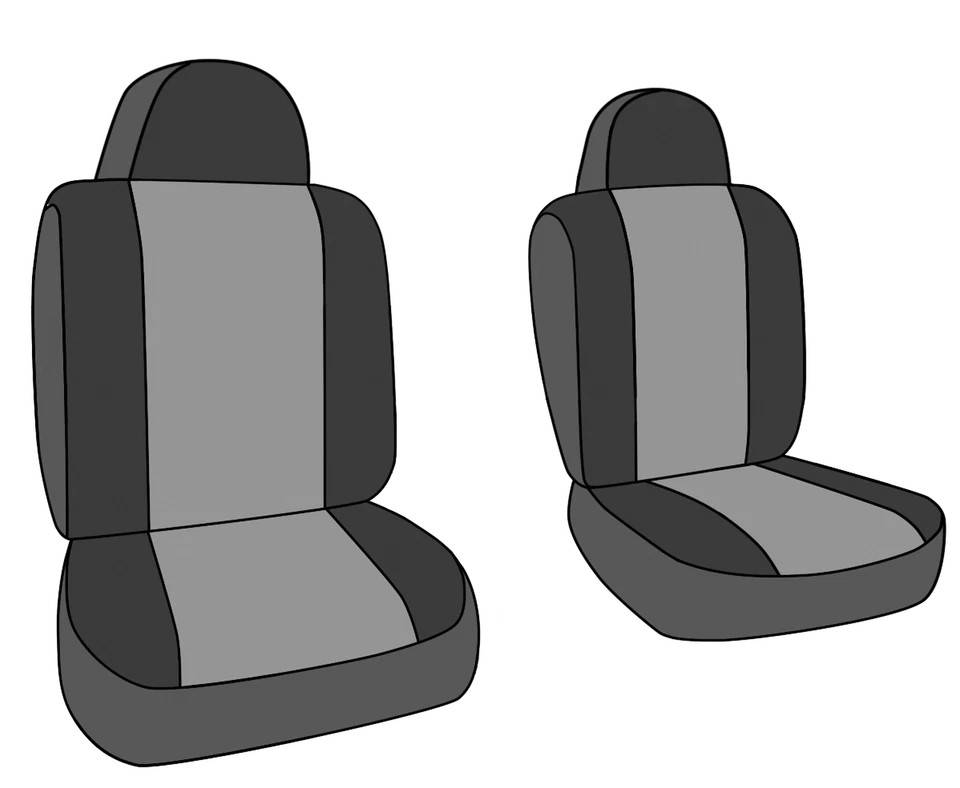 CalTrend 汽车座椅套 适合 Saturn SL1 1996 - 1999 红色 NeoSupreme 定制正面 — 第 4/4 张图片