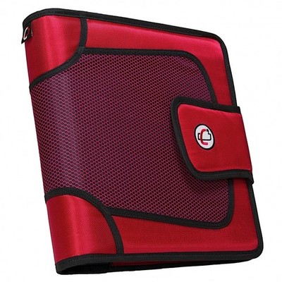 Case It The Open Tab 3 Ring Binder 2 inch Capacity Red