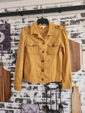 Est 1946 Denim Yellow Denjm Jacket Women's Small