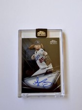 Dustin May 2021 Topps Chrome Black Autographs Dodgers Cardinals Auto St Louis