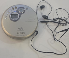 Sony Walkman D-FJ401 G-PROTECTION TV Tuner Weather FM AM W/ SONY HEADSET TESTED