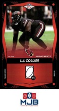 2025 UNO Elite Alt Jerseys Edition - Red L.J. Collier #028 Arizona Cardinals