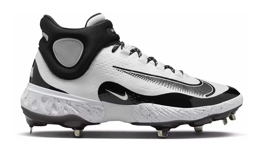 Nike Alpha Huarache Elite 4 Mid White Black for Sale