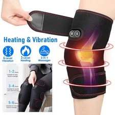Leg Foot Massager for Circulation Relief Heat Air Compression Muscles Relax Pain