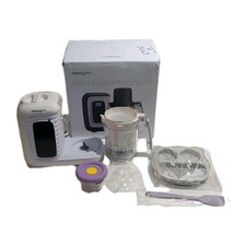MOMYEASY Baby Food Maker Steamer Puree Blender Chopper Grinder Open Box 7-Piece