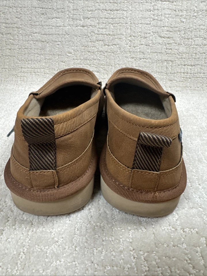 Zapatillas mocasines cómodos Bass Sherpa forradas para hombre interiores y exteriores talla 9,5 Foto 4 de 4