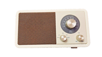 Wexley Throwback Rechargeable FM Radio Wireless Bluetooth Speaker New