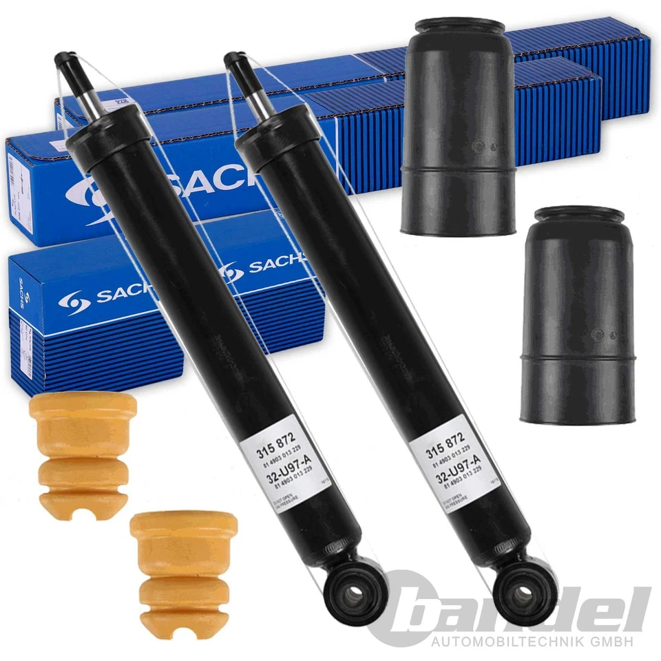 SACHS Kit Protection Amortisseurs Arrière Gaz Pour BMW 1er F20 F21 3er F30 F31 - Photo 1/1