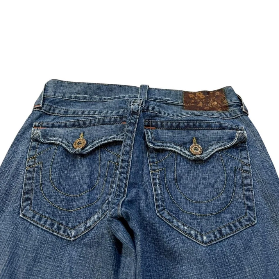 Cybery2k baggy grunge true religion flared skater jeans 34/30 - Image 2 of 3