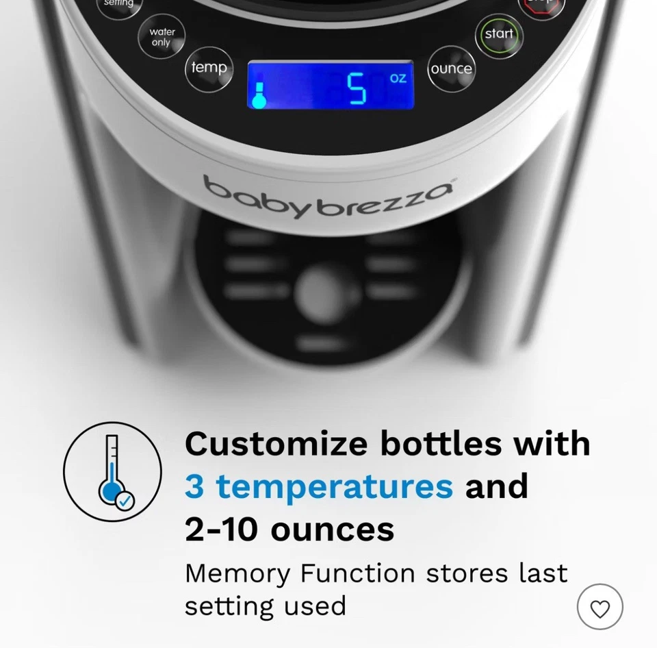 Baby Brezza FRP0045 Formula Pro Baby One Step Formula Maker - Blanco Foto 3 de 4