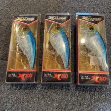 Xcalibur XR100 Lipless Crankbait Fishing Lures.  Lot Of 3