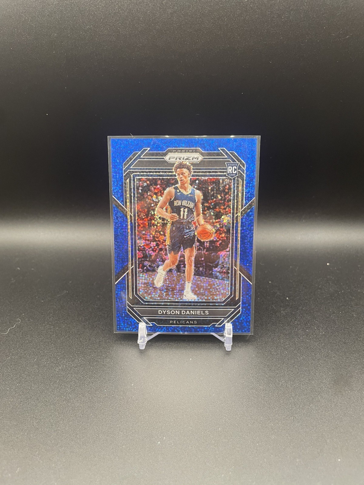Dyson Daniels 2022-23 Prizm Blue Sparkle Rookie /144 #233 Atlanta Hawks