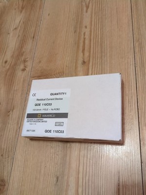 Square D QOE 10A 30mA 110C03 1-polig Ns RCBO TYP QOE Schutzschalter, SCHNELLER VERSAND 