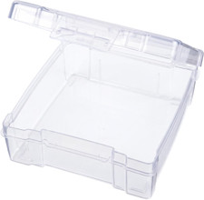 6953AB Clearview 6" X 6" Box Art Craft Organizer, 1 Plastic Storage Case, Cl
