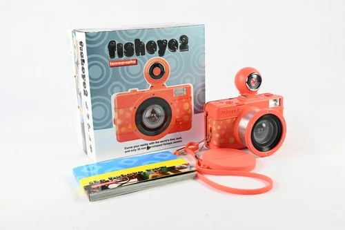 Lomography Fisheye 2  35 MM Film Camera With Strap #G593