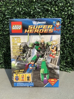 Lego DC Universe Super Heroes- Superman vs Power Armor Lex (6862)-New Ships Fast