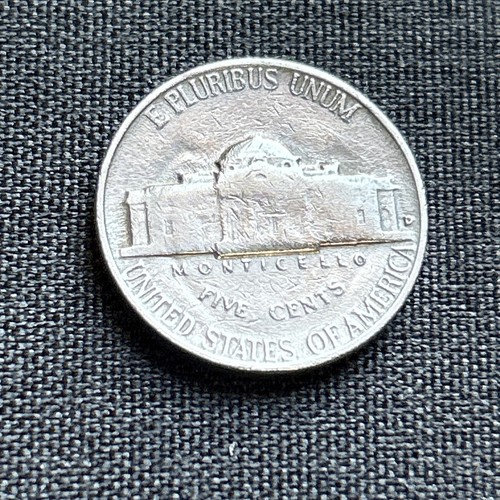 🔥1949 Jefferson Nickel D Mint Mark Very Collectible Collectors Excellent Cond. - Picture 6 of 8