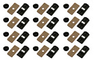 <!--F#f_0--> Louvre Fitting Kit Suits All Aunger Rear Louvre Mounting Clips set of 12 (LAT12<!--F/-->