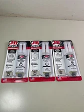 J-B Weld 50101 MinuteWeld Instant-Setting Epoxy Syringe - Clear - 25ml (3x Pack)