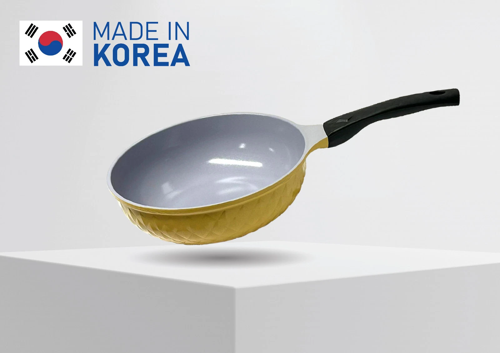 10'' Ceramic Frying Pan Cookware Nonstick Ceramic Interior Exterior Cooking Pan
