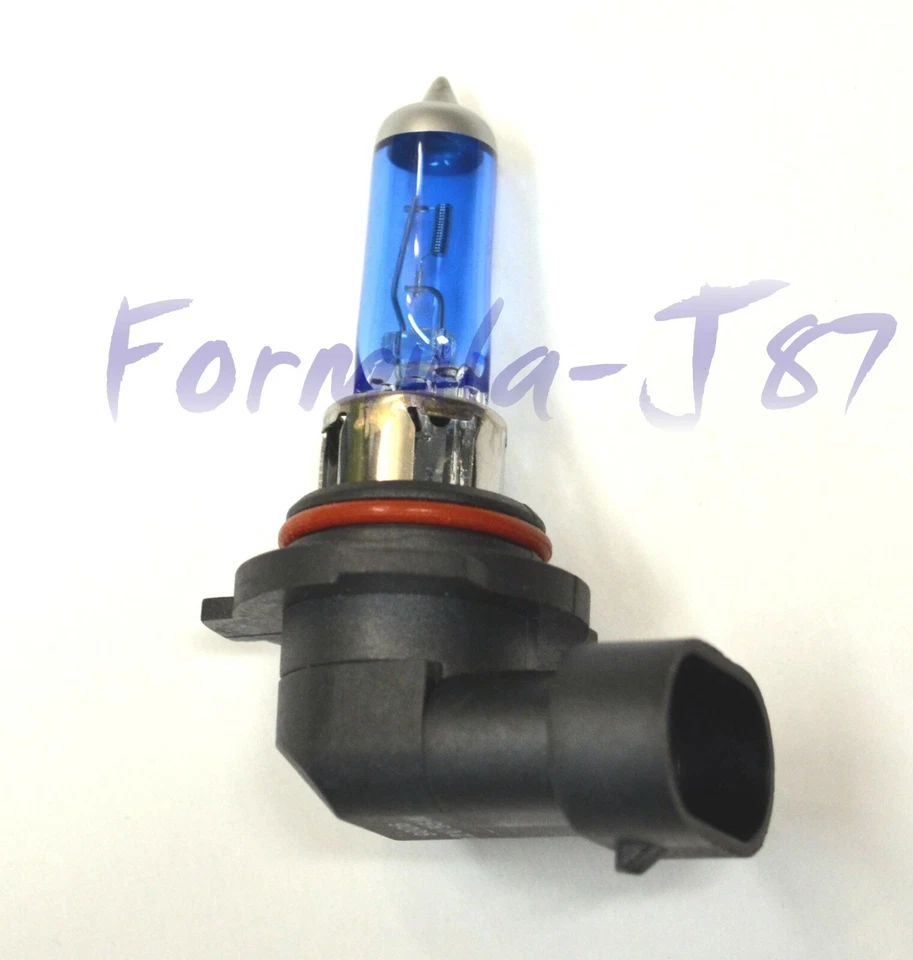 Lámpara de haz bajo de repuesto halógena 9006 HB4 55W 5000K blanca de dos bombillas Foto 3 de 4