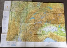 TACTICAL PILOTAGE CHART TPC F2A ITALY, TORINO, LAUSANNE, MILANO, BOLOGNA