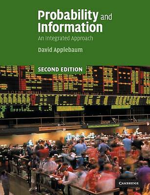 Probability and Information An Integrated Approach Applebaum Paperback 2e