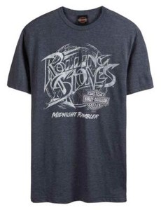 Black Harley-Davidson Men/'s Rolling Stones Midnight Rambler Long Sleeve Shirt
