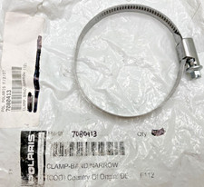 Genuine Polaris Clamp Band - Narrow, OEM Part #7080413, Quantity 1