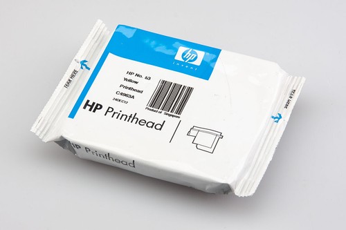 HP 83 UV Yellow / Jaune - Encre et tête d'impression (C4943A et C4963A) - Photo 3/3