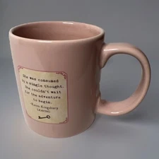 Psalm 103:5 Ceramic Coffee Mug Pink Dayspring Karen Kingsbury Leaving