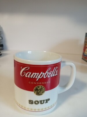 Campbell's Soup Coffee Mug Porcelain Corning Glass Works