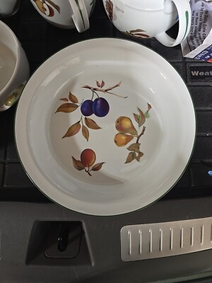 Vintage 1986 Royal Worcester Evesham Vale 10.5'' Pie Plate
