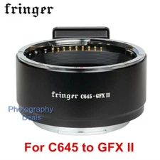 Fringer C645-GFX AF Lens Adapter for Contax 645 Lens to Fuji GFX 100S 50s Camera