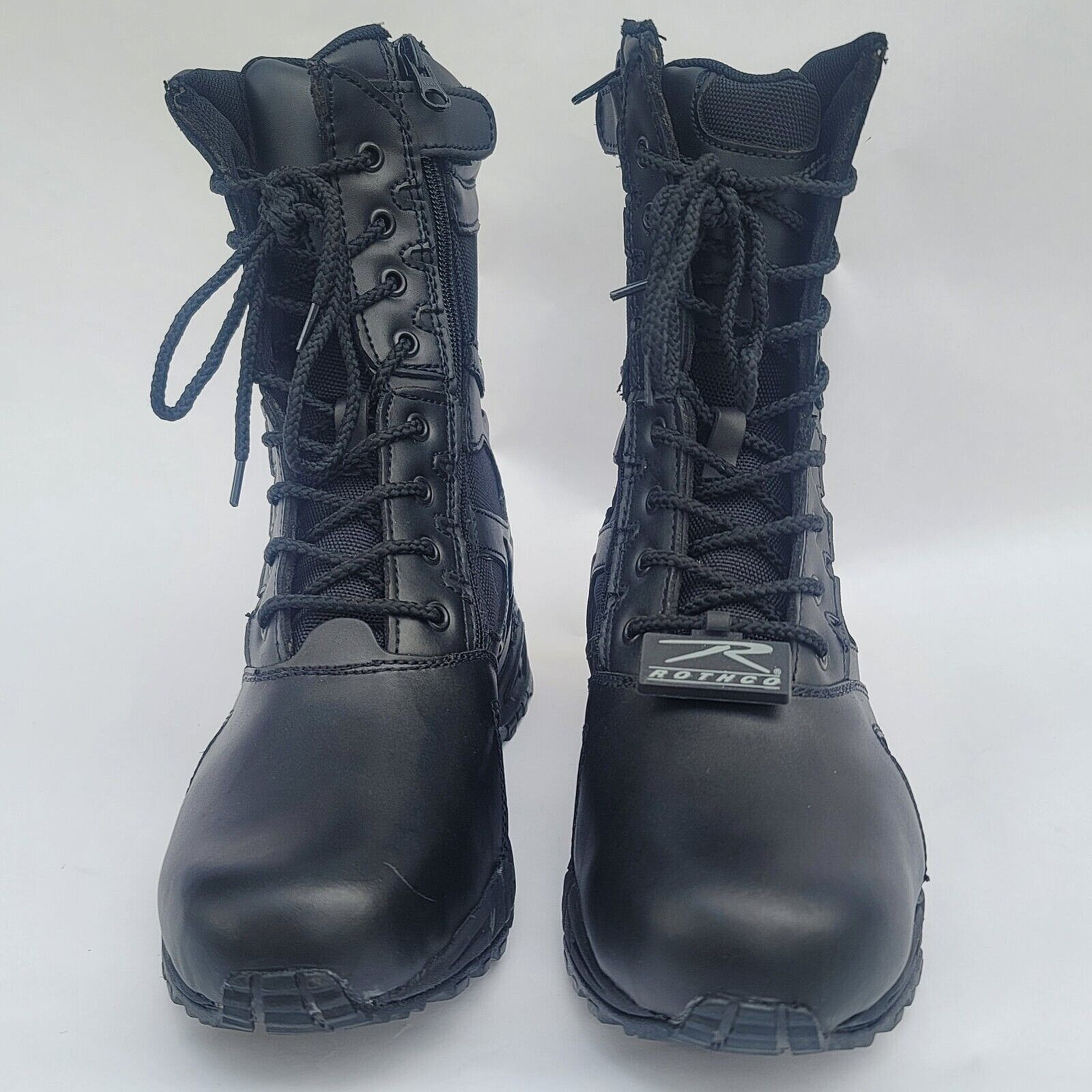 Rothco 5358 8-Inch Black Forced Entry Tactical Boots Size 10 R
