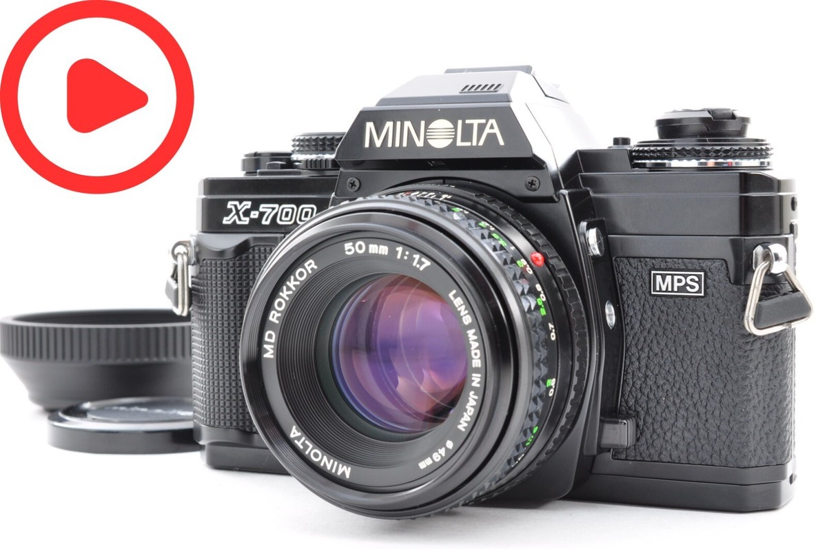 MINOLTA ミノルタ X-700 / MD ROKKOR 50mm1:1.7 Minolta New X-700 SLR Film Camera + MD Rokkor 50mm f1.7 Lens