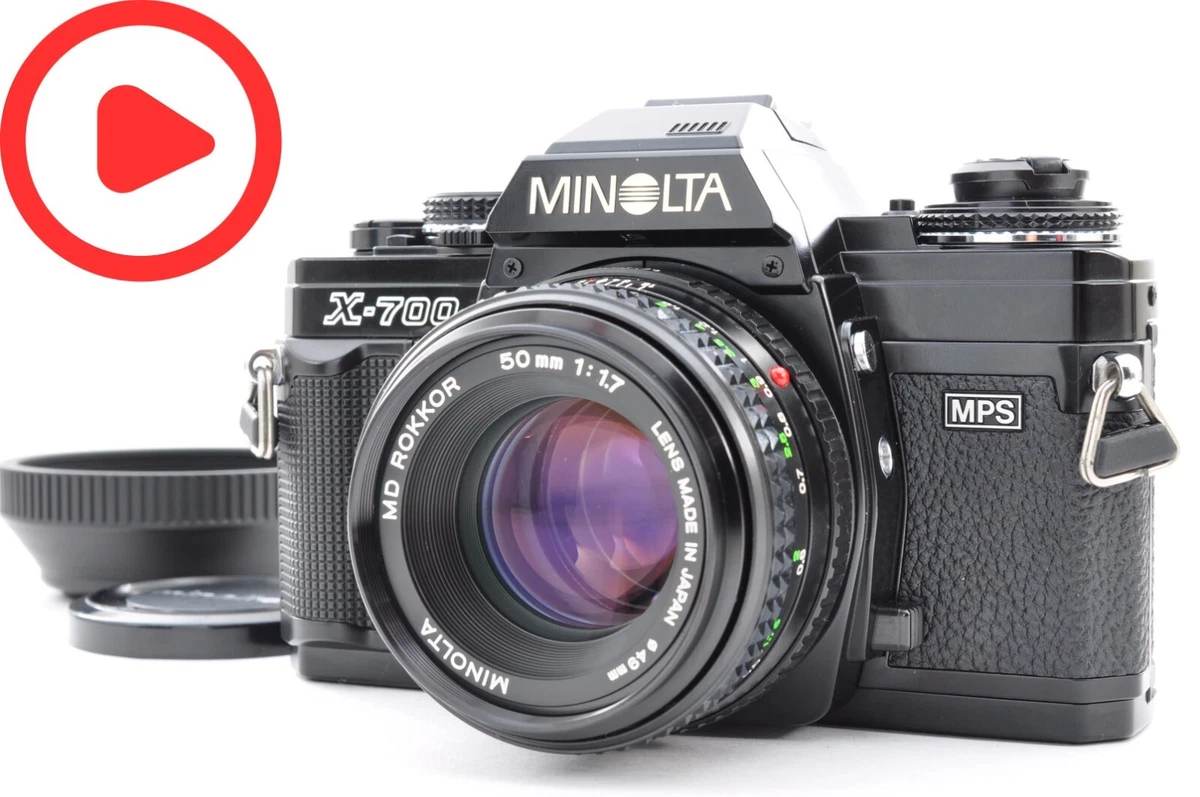 APPAREIL PHOTO REFLEX 35 mm vintage Minolta X-9 avec objectif MD 35-70 mm - Fonctionne avec film