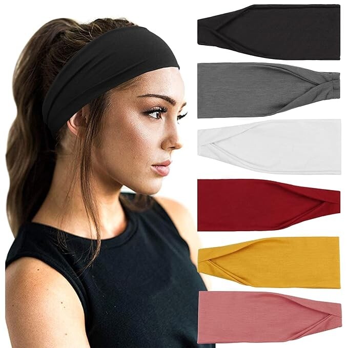 DRESHOW 6 Pack Headbands for Women Yoga Knotted Headbands | eBay display picture 3