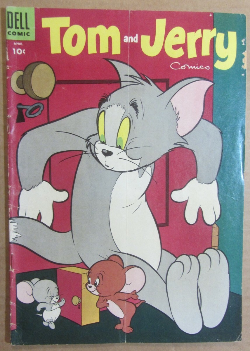Tom and Jerry Comics #129 (1955) VG 4.0..Spike & Tyke/Barney Bear