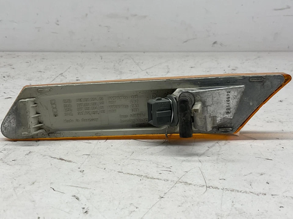 Luz de señalización lateral derecha/pasajero Porsche Boxster Cayman 2005-2008 98763103802 Foto 2 de 2