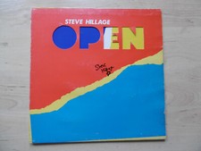 Steve Hillage "Gong" Autogramme signed LP-Cover "Open" Vinyl