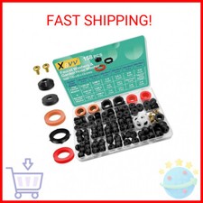 XBVV 158 Pcs Faucet Rubber Washers and Garden Hose Gasket Assortment Kit for Ass