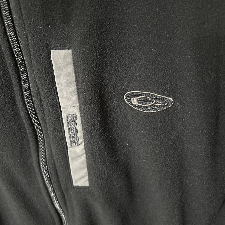 DRAKE WATERFOWL FLEECE VEST Black Size 2X - Image 3 of 4
